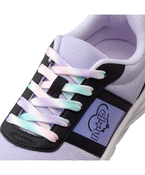 n☆p school（ニコプチスクール）の「n☆p school/ニコ☆プチスクール/キッズスニーカー/NPS0510（スニーカー・キッズ・ブラック/ラベンダー・22.5cm/23.5cm/24.5cm/23.0cm/24.0cm/21.5cm/22.0cm/19.0cm/20.0cm/21.0cm）」の14枚目の写真