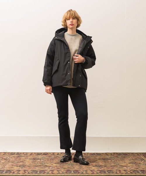 ALLUMER（アリュメール）の「フリースヘムボリュームプルオーバー（Tシャツ/カットソー・レディース・ブラック/ヘザーグレー/キャメル・1）」の20枚目の写真