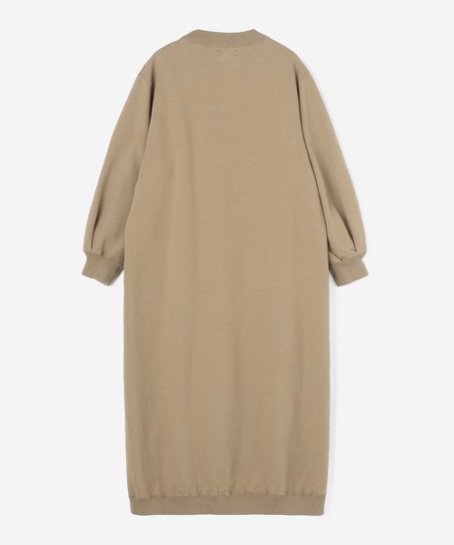 Bshop unfil コットンフリーススウェットワンピース Bshop unfil コットンフリーススウェットワンピース