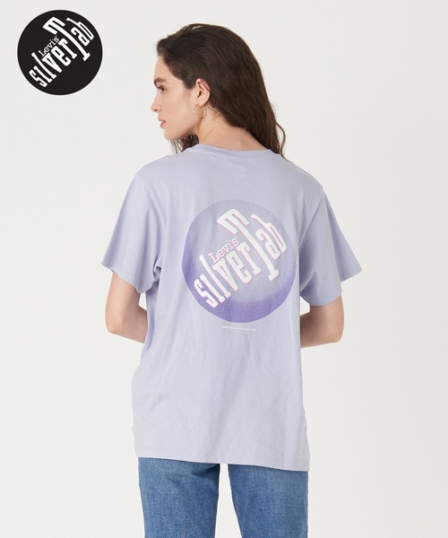 Levi's(リーバイス)の「Levi's/リーバイス SILVERTAB グラフィック JET Tシャツ CIRCLE COSMIC SKY(Tシャツ/カットソー・レディース・レッド・S/XS/M)」の8枚目の写真