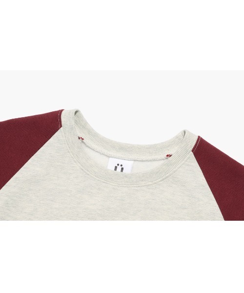 ISTKUNST(イストクンスト)の「A'GEM/9 × .kom『ISTKUNST/イストクンスト』BASIC ARCH LOGO SWEATSHIRTS/ベーシックアーチロゴ ラグランスウェットシャツ(スウェット・レディース・ライトグレー/アイボリー・L/M)」の19枚目の写真