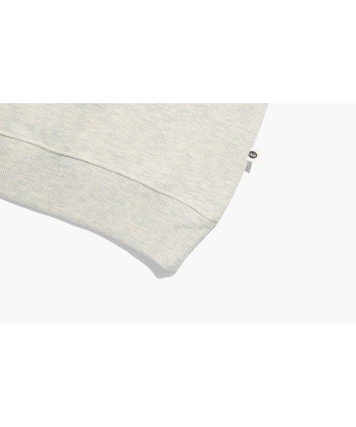 ISTKUNST(イストクンスト)の「A'GEM/9 × .kom『ISTKUNST/イストクンスト』BASIC ARCH LOGO SWEATSHIRTS/ベーシックアーチロゴ ラグランスウェットシャツ(スウェット・レディース・ライトグレー/アイボリー・L/M)」の4枚目の写真