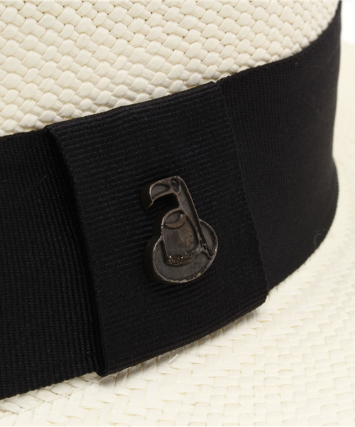 ROSE BUD（ローズバッド）の「【カタログ掲載】【雑誌掲載】(ECUA-ANDINO)607WH PANAMA CLASSIC WHITE HAT（ハット・レディース・ブラック/ベージュ/ネイビー・MEDIUM）」の4枚目の写真