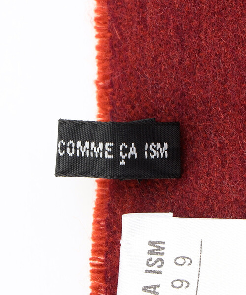 COMME CA ISM(コムサイズム)の「【リバーシブル】 ウールカシミヤ マフラー(マフラー・メンズ・ブラック/ダークブラウン/ベージュ/ネイビー/グレー/サックスブルー/オレンジ/ブルー・FREE)」の11枚目の写真