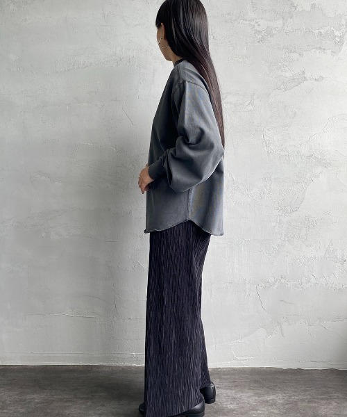 SCREEN STARS（スクリーンスターズ）の「[SCREEN STARS/スクリーンスターズ] 別注 ピグメント WガゼットTシャツ（Tシャツ/カットソー・レディース・ブラック/ブラウン/グレイッシュベージュ/ブルー/イエロー・F）」の16枚目の写真