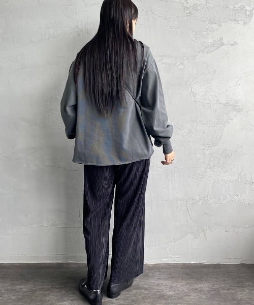 SCREEN STARS（スクリーンスターズ）の「[SCREEN STARS/スクリーンスターズ] 別注 ピグメント WガゼットTシャツ（Tシャツ/カットソー・レディース・ブラック/ブラウン/グレイッシュベージュ/ブルー/イエロー・F）」の17枚目の写真