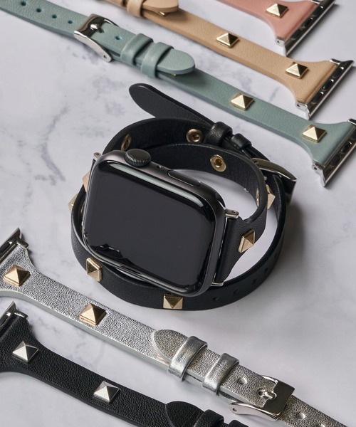 zandy(ズィーアンドワイ)の「【zandy / ズィー・アンド・ワイ】アップルウォッチバンド チェーンベルト / レザーバンド(デジタル腕時計・レディース・A/B/C/D/E/F/G/H/I/J・SMALL/MEDIUM)」の5枚目の写真