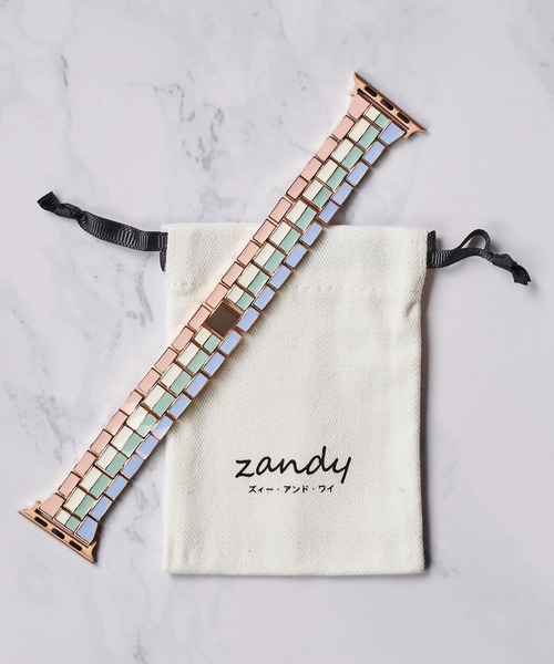 zandy(ズィーアンドワイ)の「【zandy / ズィー・アンド・ワイ】アップルウォッチバンド チェーンベルト / レザーバンド(デジタル腕時計・レディース・A/B/C/D/E/F/G/H/I/J・SMALL/MEDIUM)」の19枚目の写真