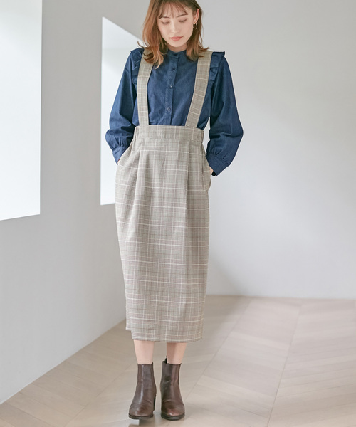Days（デイズ）の「【Oeillet】ショルダーフリルブラウス（シャツ/ブラウス・レディース・ネイビー/ベージュ/ブラック・M/LL/L）」の6枚目の写真