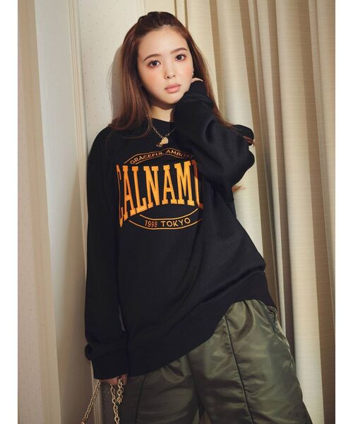 CALNAMUR（カルナムール）の「CALNAMURロゴスウェット（スウェット・レディース・ブラック/グレー/ピンク・FREE）」の16枚目の写真