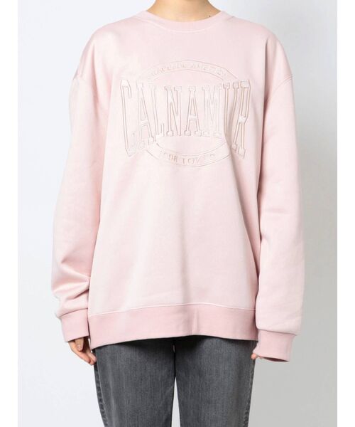 CALNAMUR（カルナムール）の「CALNAMURロゴスウェット（スウェット・レディース・ブラック/グレー/ピンク・FREE）」の5枚目の写真