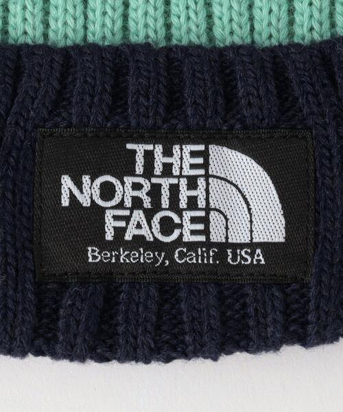 THE NORTH FACE（ザノースフェイス）の「＜THE NORTH FACE＞ ポンポンカプッチョ ニットキャップ（ニットキャップ/ビーニー・キッズ・ネイビー/ナチュラル・FREE）」の4枚目の写真