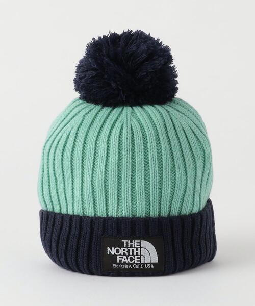 THE NORTH FACE（ザノースフェイス）の「＜THE NORTH FACE＞ ポンポンカプッチョ ニットキャップ（ニットキャップ/ビーニー・キッズ・ネイビー/ナチュラル・FREE）」の5枚目の写真