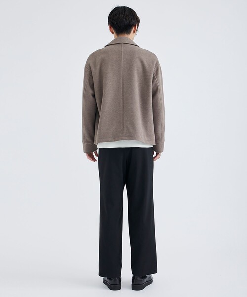 city（シティ）の「WOOLET ZIP BLOUSON/ウーレットジップブルゾン（ブルゾン・メンズ・ブラック/モカ・1/2/3）」の11枚目の写真