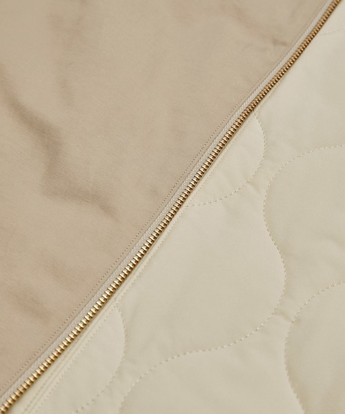 ROPE' PICNIC（ロペピクニック）の「リバーシブルキルトコート（その他アウター・レディース・ブラック/ベージュ/カーキ・38）」の11枚目の写真