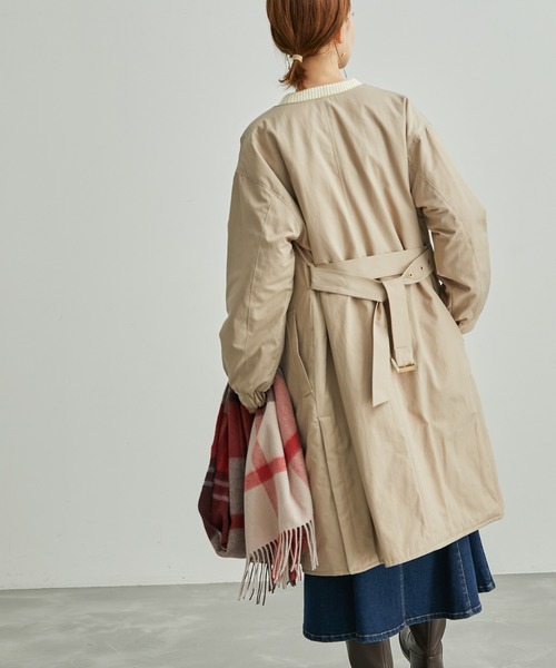 ROPE' PICNIC（ロペピクニック）の「リバーシブルキルトコート（その他アウター・レディース・ブラック/ベージュ/カーキ・38）」の20枚目の写真