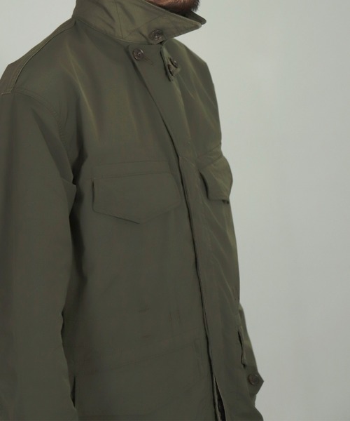 OMNIGOD（オムニゴッド）の「[OMNIGOD mens / オムニゴッド] 強撚メモリーストレッチリップストップ ミリタリーブルゾン（ブルゾン・メンズ・ネイビー/オリーブ・2/3/4）」の4枚目の写真