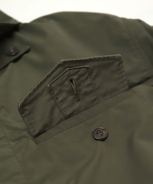 OMNIGOD（オムニゴッド）の「[OMNIGOD mens / オムニゴッド] 強撚メモリーストレッチリップストップ ミリタリーブルゾン（ブルゾン・メンズ・ネイビー/オリーブ・2/3/4）」の22枚目の写真