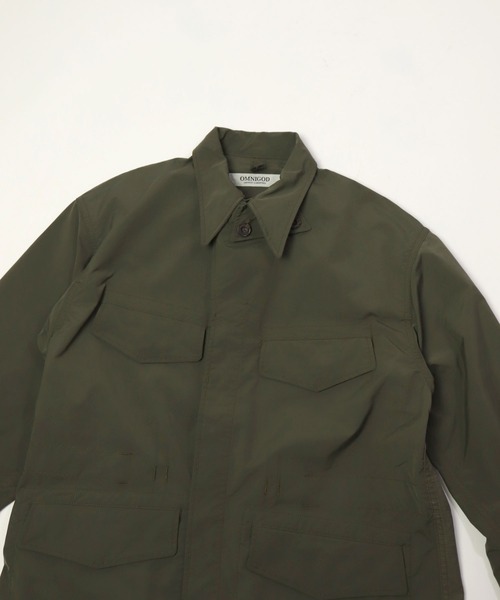 OMNIGOD（オムニゴッド）の「[OMNIGOD mens / オムニゴッド] 強撚メモリーストレッチリップストップ ミリタリーブルゾン（ブルゾン・メンズ・ネイビー/オリーブ・2/3/4）」の10枚目の写真
