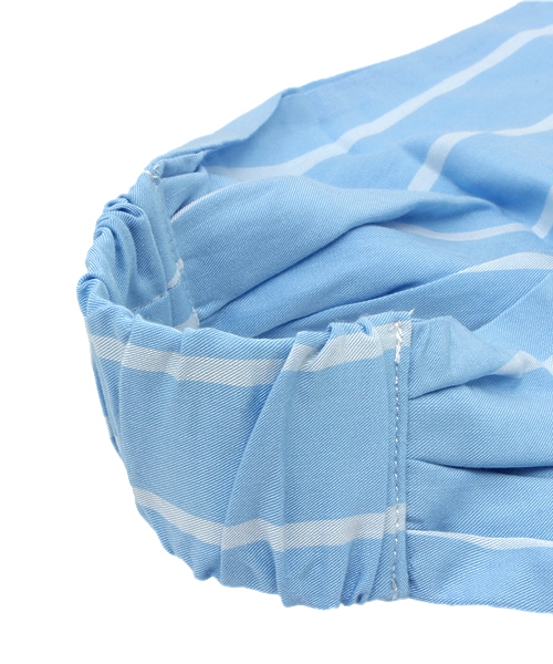 MOUSSY（マウジー）の「STRIPE PATTERN HEAD BAND（ヘアバンド・レディース・ブルー系その他/ホワイト系その他・FREE）」の5枚目の写真