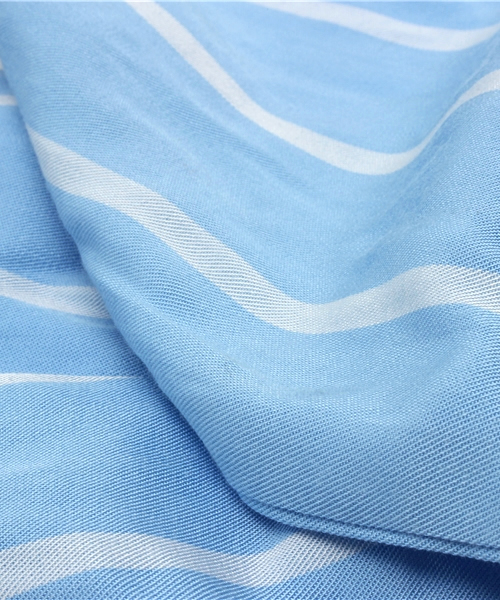 MOUSSY（マウジー）の「STRIPE PATTERN HEAD BAND（ヘアバンド・レディース・ブルー系その他/ホワイト系その他・FREE）」の6枚目の写真