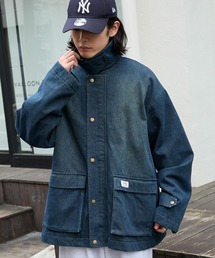 retock's（レトックス）の「【retock's】ロゴピスネーム 襟コーデュロイ切り替え ビッグシルエット ダック地ブルゾン/裏中綿キルティング（ブルゾン）」