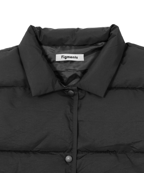 Figments（フィグメンツ）の「パファーベスト（ダウンベスト・レディース・ブラック/オフホワイト・FREE）」の5枚目の写真