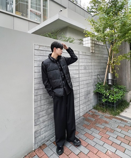 Figments（フィグメンツ）の「パファーベスト（ダウンベスト・レディース・ブラック/オフホワイト・FREE）」の9枚目の写真