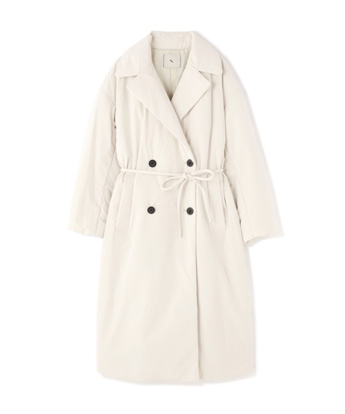 N.（N. Natural Beauty Basic）（エヌエヌナチュラルビューティーベーシック）の「◆シームレスパデットコート（その他アウター・レディース・オフホワイト/ブラック・MEDIUM）」の13枚目の写真