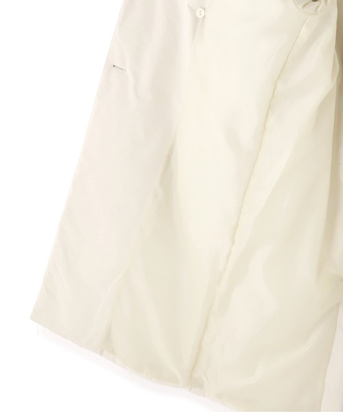 N.（N. Natural Beauty Basic）（エヌエヌナチュラルビューティーベーシック）の「◆シームレスパデットコート（その他アウター・レディース・オフホワイト/ブラック・MEDIUM）」の15枚目の写真