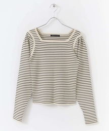 URBAN RESEARCH | スクエアネックリブニット(ニット/セーター)