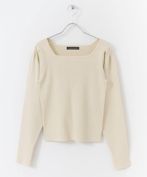 URBAN RESEARCH | スクエアネックリブニット(ニット/セーター)