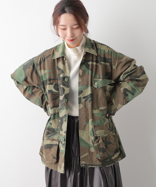 LEPSIM（レプシィム）の「【ROTHCO/ロスコ】シャツジャケット　285334（ミリタリージャケット・レディース・カーキ/グリーン・FREE）」の2枚目の写真