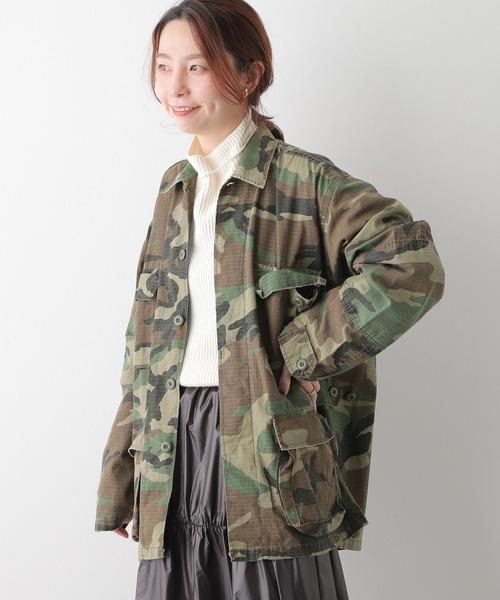 LEPSIM（レプシィム）の「【ROTHCO/ロスコ】シャツジャケット　285334（ミリタリージャケット・レディース・カーキ/グリーン・FREE）」の6枚目の写真