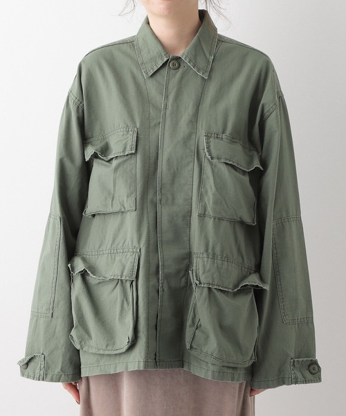 LEPSIM（レプシィム）の「【ROTHCO/ロスコ】シャツジャケット　285334（ミリタリージャケット・レディース・カーキ/グリーン・FREE）」の10枚目の写真