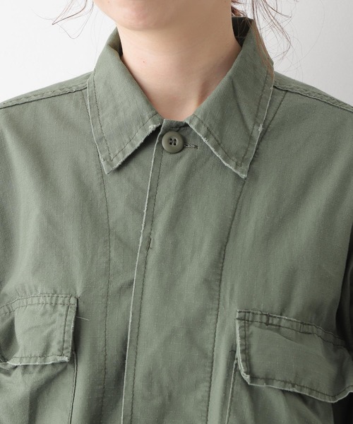 LEPSIM（レプシィム）の「【ROTHCO/ロスコ】シャツジャケット　285334（ミリタリージャケット・レディース・カーキ/グリーン・FREE）」の18枚目の写真