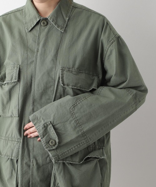 LEPSIM（レプシィム）の「【ROTHCO/ロスコ】シャツジャケット　285334（ミリタリージャケット・レディース・カーキ/グリーン・FREE）」の14枚目の写真