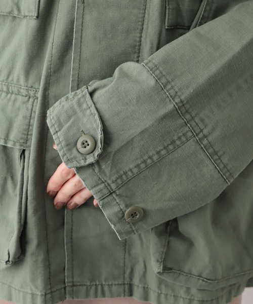 LEPSIM（レプシィム）の「【ROTHCO/ロスコ】シャツジャケット　285334（ミリタリージャケット・レディース・カーキ/グリーン・FREE）」の7枚目の写真