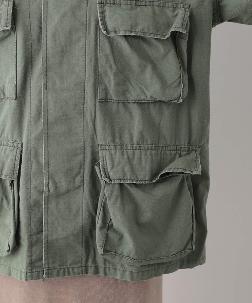 LEPSIM（レプシィム）の「【ROTHCO/ロスコ】シャツジャケット　285334（ミリタリージャケット・レディース・カーキ/グリーン・FREE）」の5枚目の写真