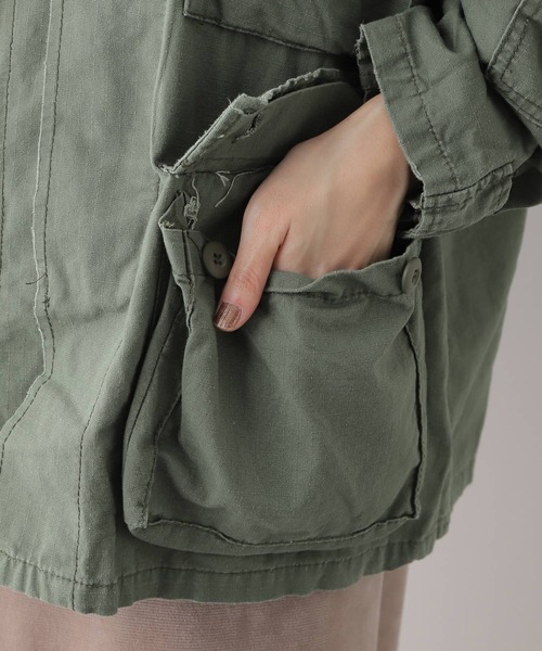 LEPSIM（レプシィム）の「【ROTHCO/ロスコ】シャツジャケット　285334（ミリタリージャケット・レディース・カーキ/グリーン・FREE）」の19枚目の写真