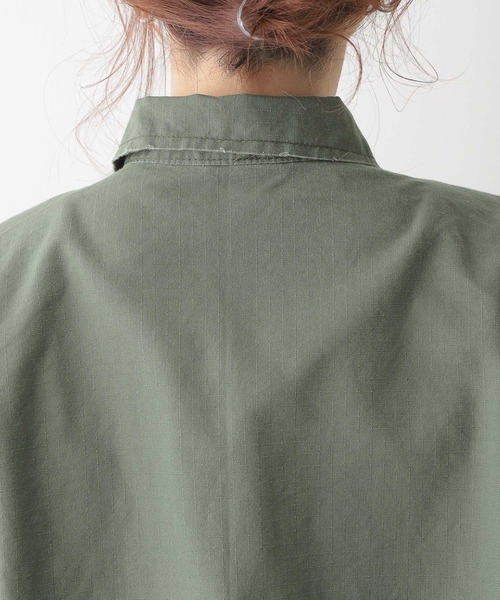 LEPSIM（レプシィム）の「【ROTHCO/ロスコ】シャツジャケット　285334（ミリタリージャケット・レディース・カーキ/グリーン・FREE）」の8枚目の写真