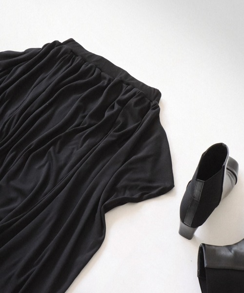 antiqua(アンティカ)の「シルエットデザインサルエルパンツ(その他パンツ・レディース・ブラック・FREE)」の18枚目の写真