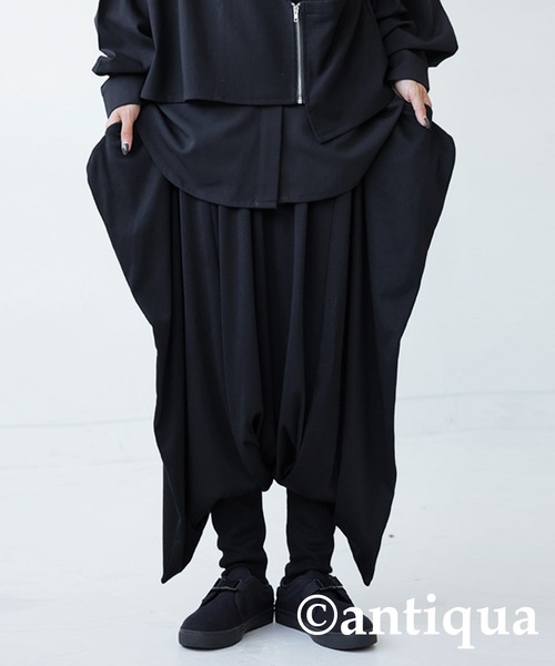 antiqua(アンティカ)の「シルエットデザインサルエルパンツ(その他パンツ・レディース・ブラック・FREE)」の13枚目の写真