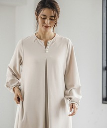 LEPSIM | ラク映え！パール付きワンピース　162426(ワンピース)