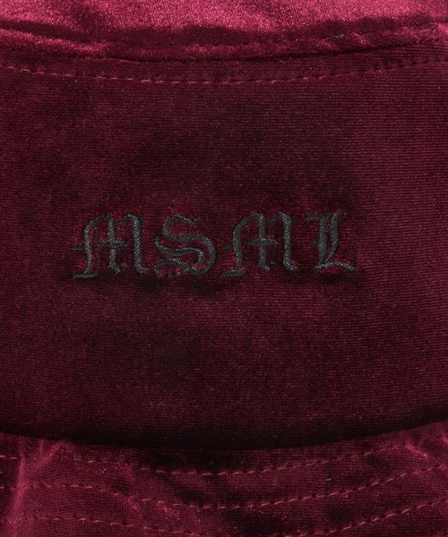 MSML（エムエスエムエル）の「VELOUR BUCKET HAT（ハット・メンズ・ブラック/レッド・ONE SIZE）」の9枚目の写真