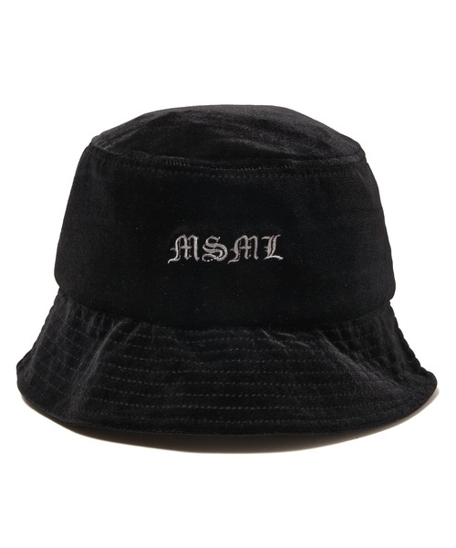 MSML（エムエスエムエル）の「VELOUR BUCKET HAT（ハット・メンズ・ブラック/レッド・ONE SIZE）」の11枚目の写真