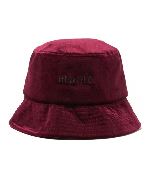 MSML（エムエスエムエル）の「VELOUR BUCKET HAT（ハット・メンズ・ブラック/レッド・ONE SIZE）」の12枚目の写真