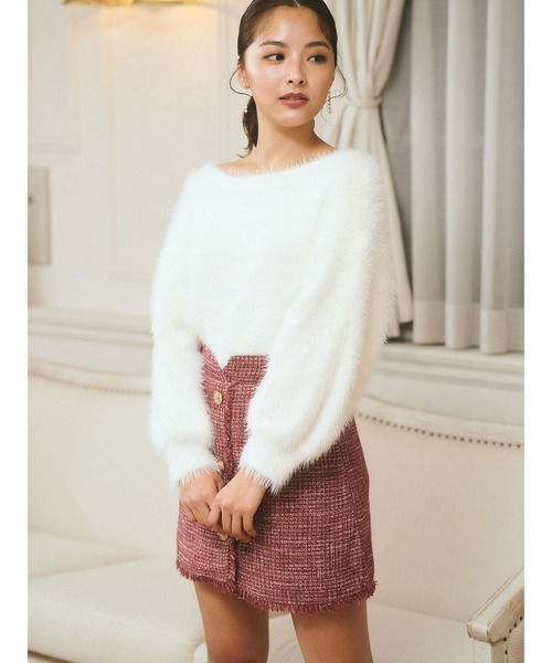 DURAS(デュラス)の「ツイードスカート風ショートパンツ(その他パンツ・レディース・ホワイト/ピンク・SMALL/MEDIUM)」の9枚目の写真