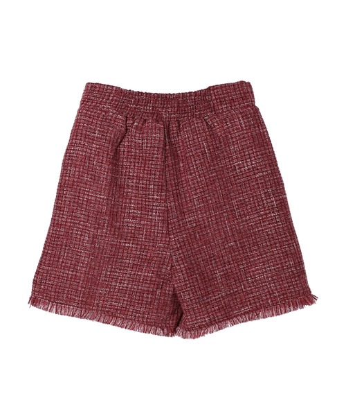 DURAS(デュラス)の「ツイードスカート風ショートパンツ(その他パンツ・レディース・ホワイト/ピンク・SMALL/MEDIUM)」の4枚目の写真