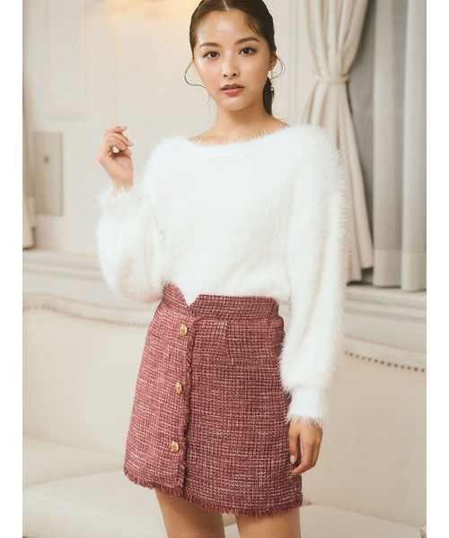 DURAS(デュラス)の「ツイードスカート風ショートパンツ(その他パンツ・レディース・ホワイト/ピンク・SMALL/MEDIUM)」の17枚目の写真